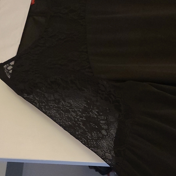 Saks Fifth Avenue black dress lg - Picture 2 of 3